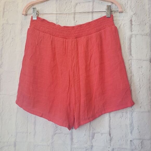 APT. 9 Coral Gauze Pull-on Shorts Medium - Picture 7 of 7